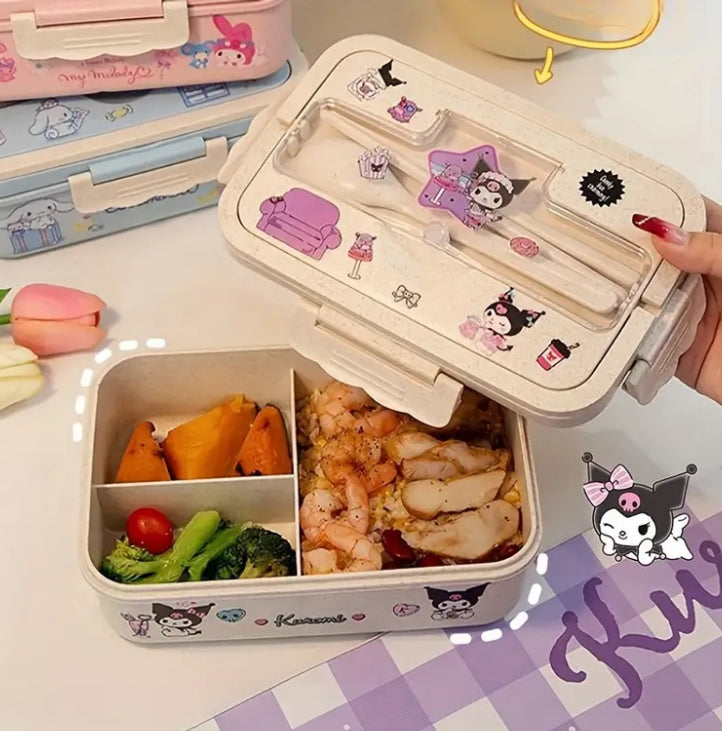 Sanrio Lunch Box with Cutlery