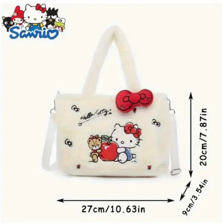 Hello Kitty Small Plush Crossbody Bag