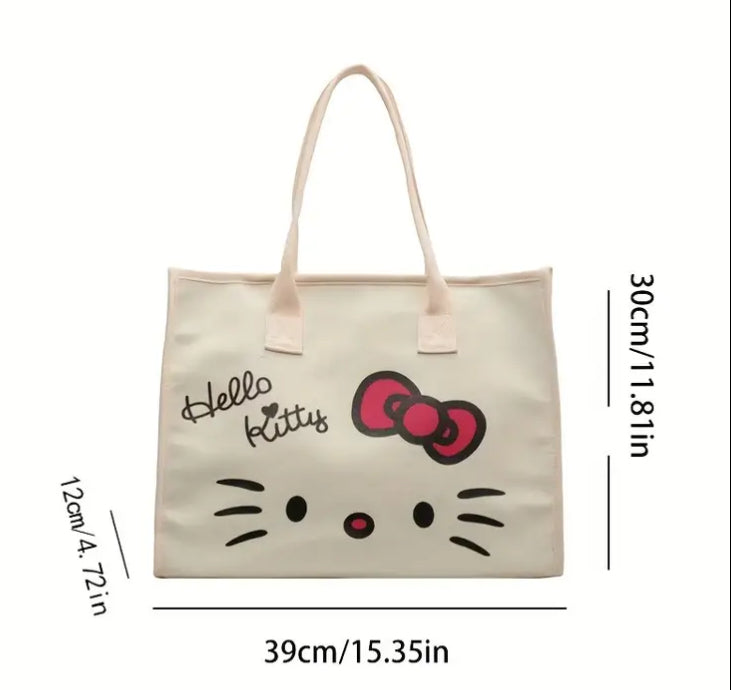 Hello Kitty Canvas Shoulder Bag
