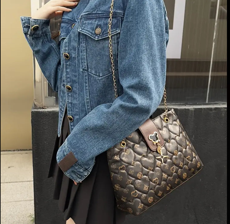 Chic Argyle Handbag