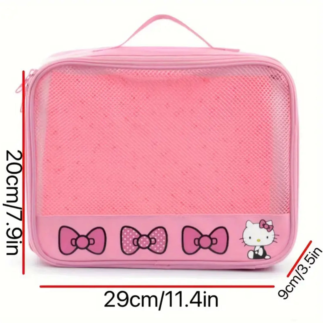 Hello Kitty Bows Makeup Bag