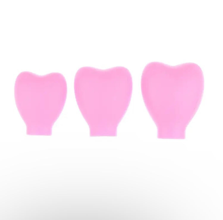 Heart-Shaped 3pcs Makeup Brush Cover Set