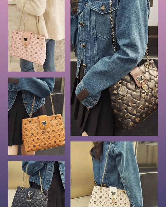 Chic Argyle Handbag