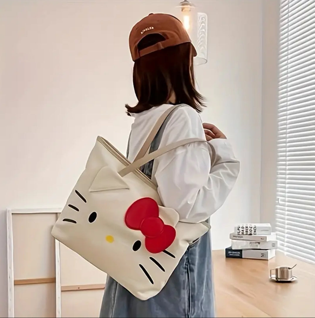 Hello Kitty Canvas Shoulder Bag