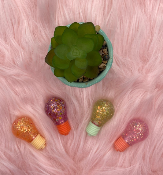 Light Bulb Sequin 4pcs Lip Glaze Set