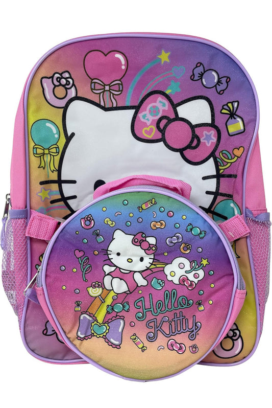 Hello Kitty Backpack with Attached Lunch Bag