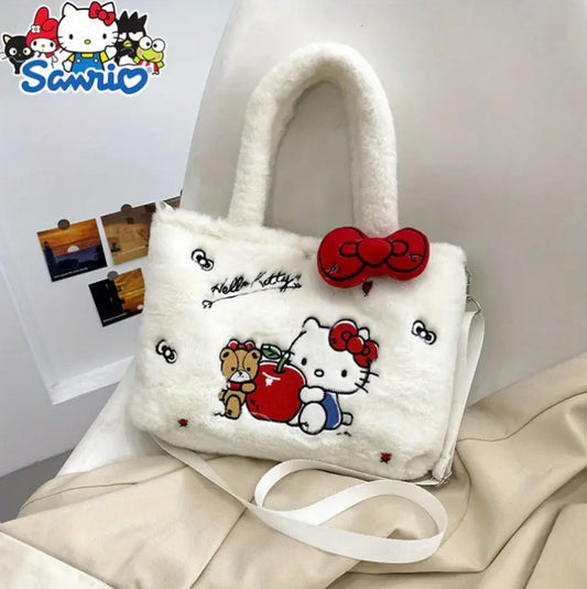 Hello Kitty Small Plush Crossbody Bag