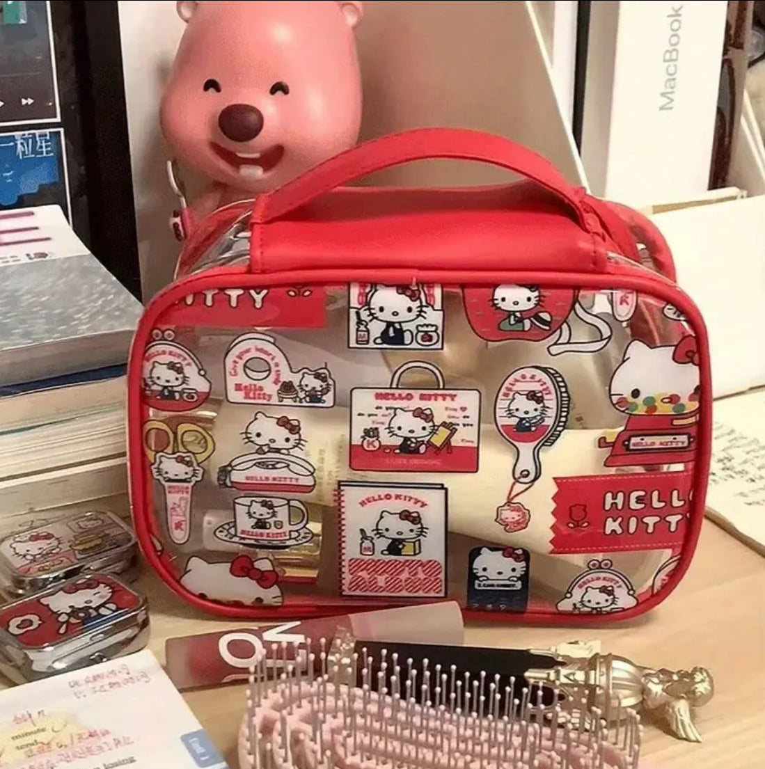 Hello Kitty Cartoon Cosmetic/Stationery Bag