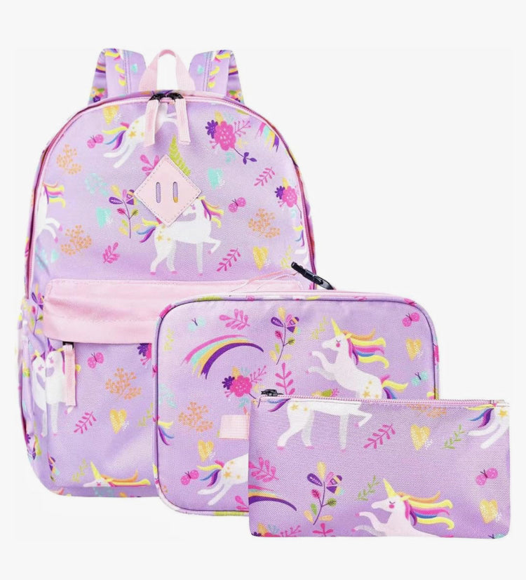 Fashion Girl's 3pcs Backpack