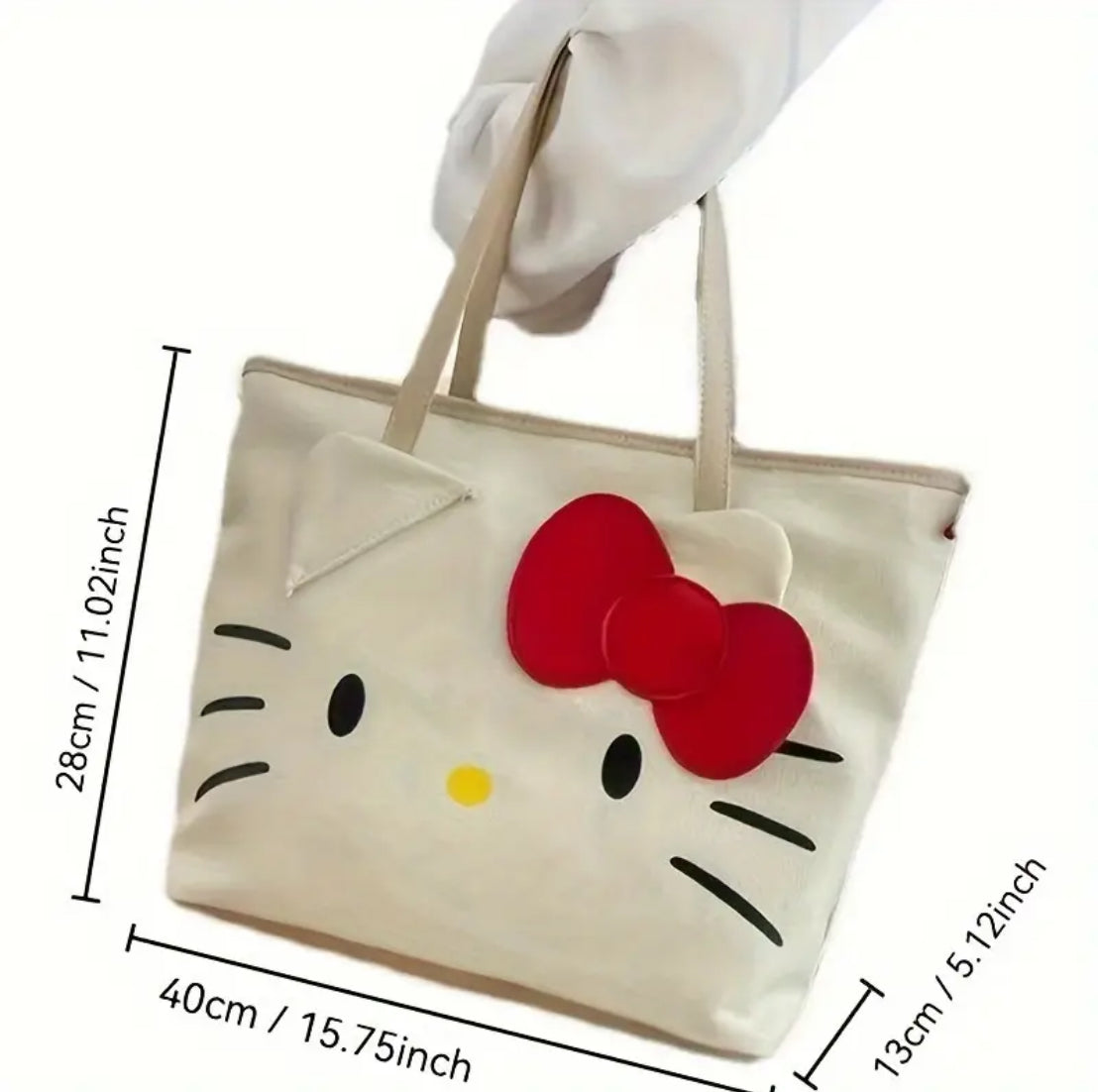 Hello Kitty Canvas Shoulder Bag