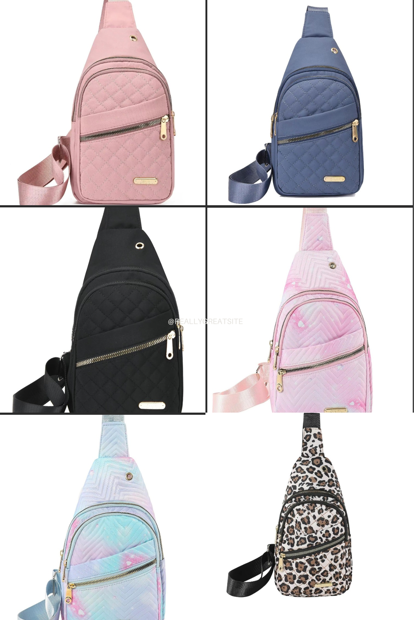 Quilted Sling Fanny Pack