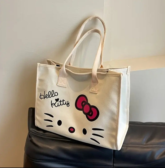 Hello Kitty Canvas Shoulder Bag