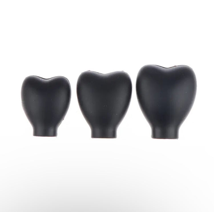 Heart-Shaped 3pcs Makeup Brush Cover Set