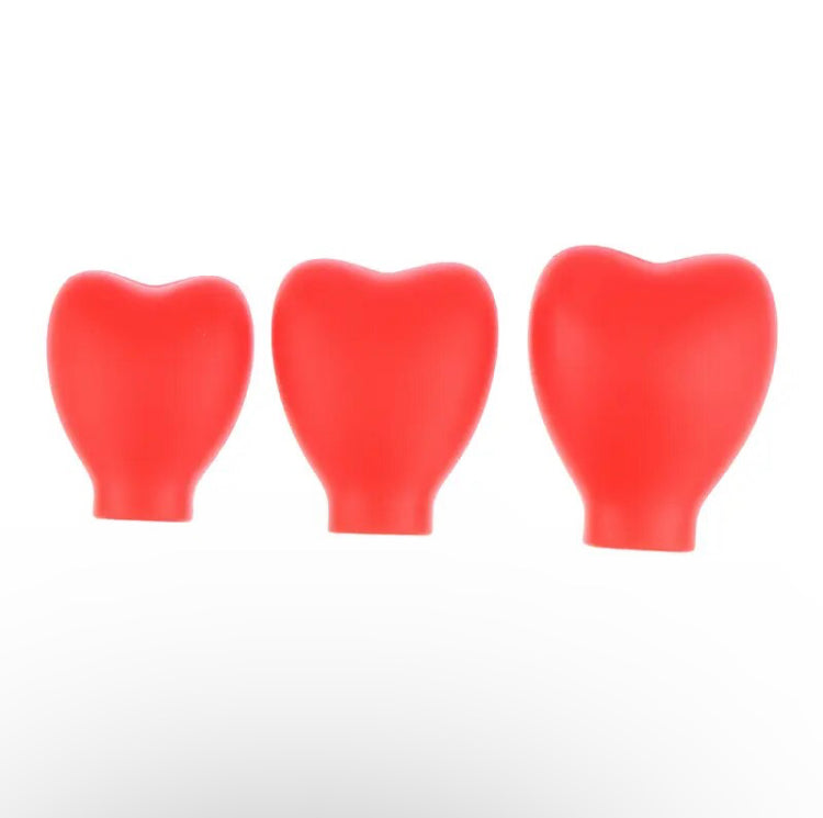 Heart-Shaped 3pcs Makeup Brush Cover Set