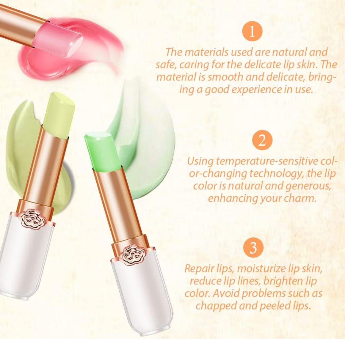 Color Changing Lip Gloss (3 Pack)