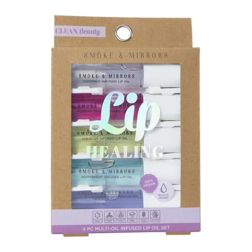 S&M 5pcs Lip Healing Multi-Oil Infused Lip Oil Set