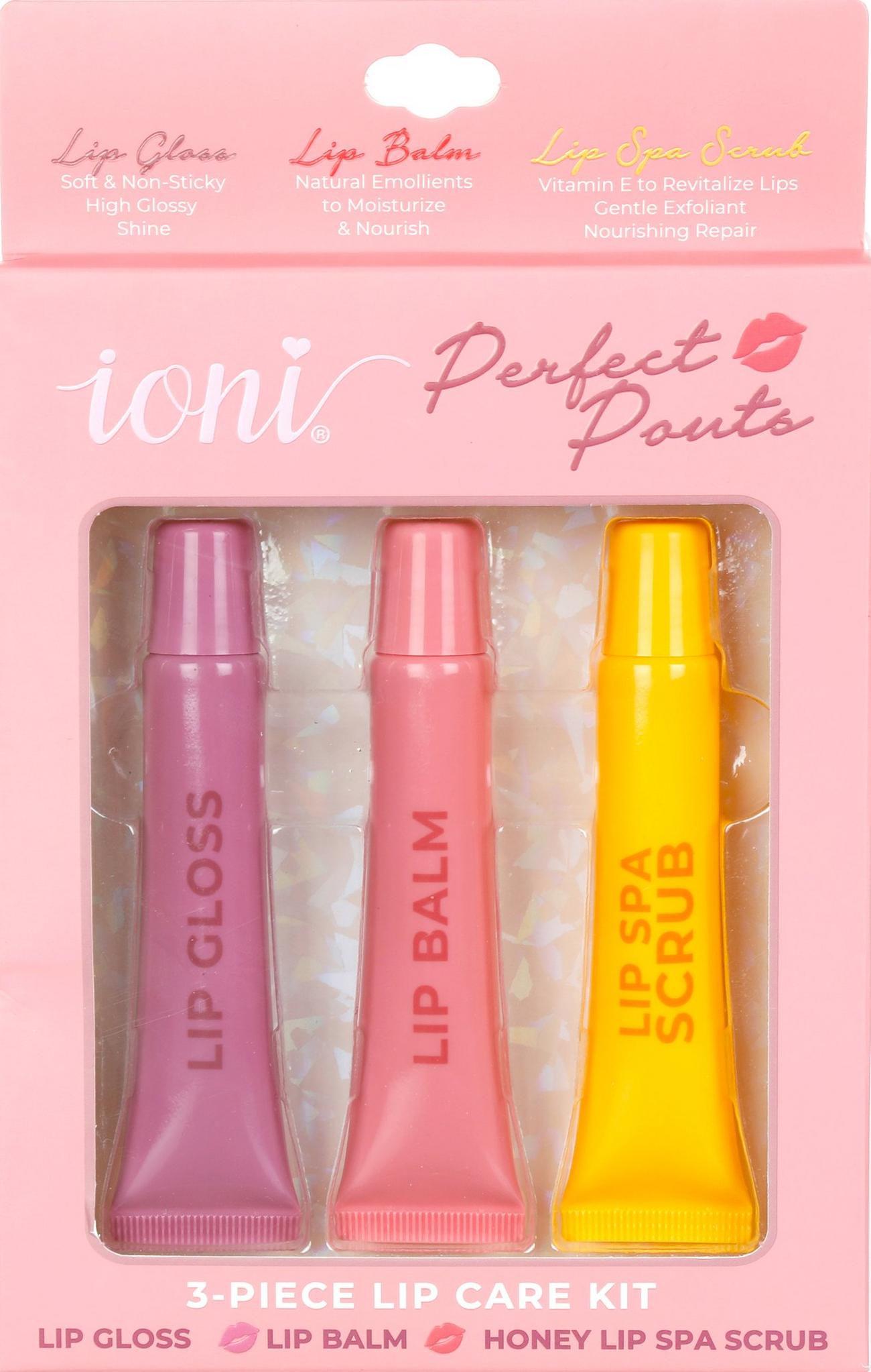 Perfect Pouts by ioni 3pcs Care Set
