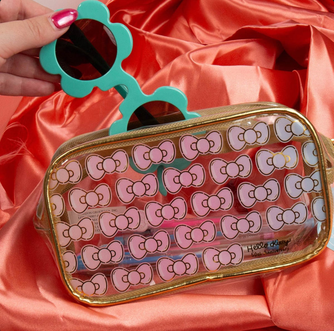 Hello Kitty 50th Anniversary Cosmetic/Stationery Bag