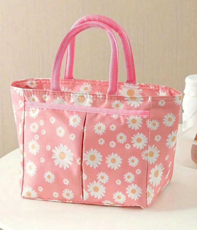 Daisies Zippered Insulated Lunch Box