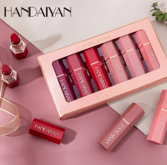 Handaiyan Matte Lipstick Set (6 Shades)