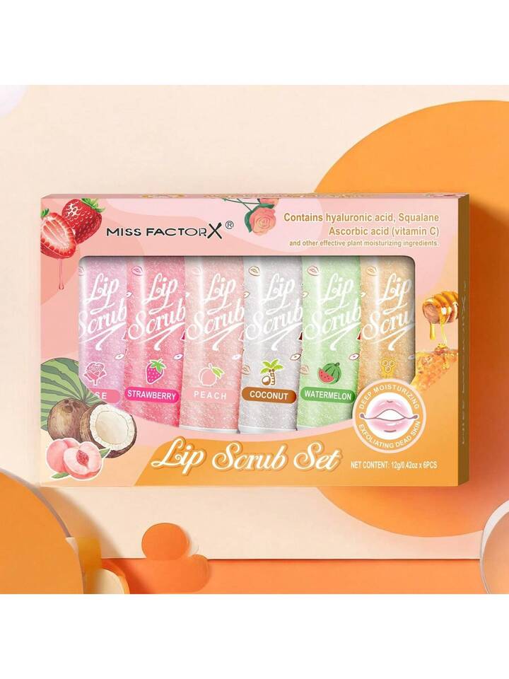 Miss Factor X Fruit Flavored Lip Scrub Set