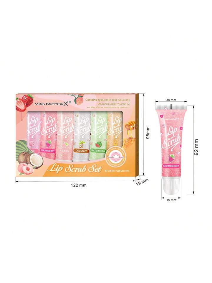 Miss Factor X Fruit Flavored Lip Scrub Set